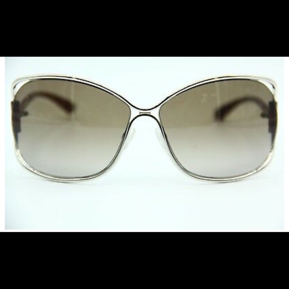 TOM FORD TF156 18F SILVER AUTHENTIC SUNGLASSES